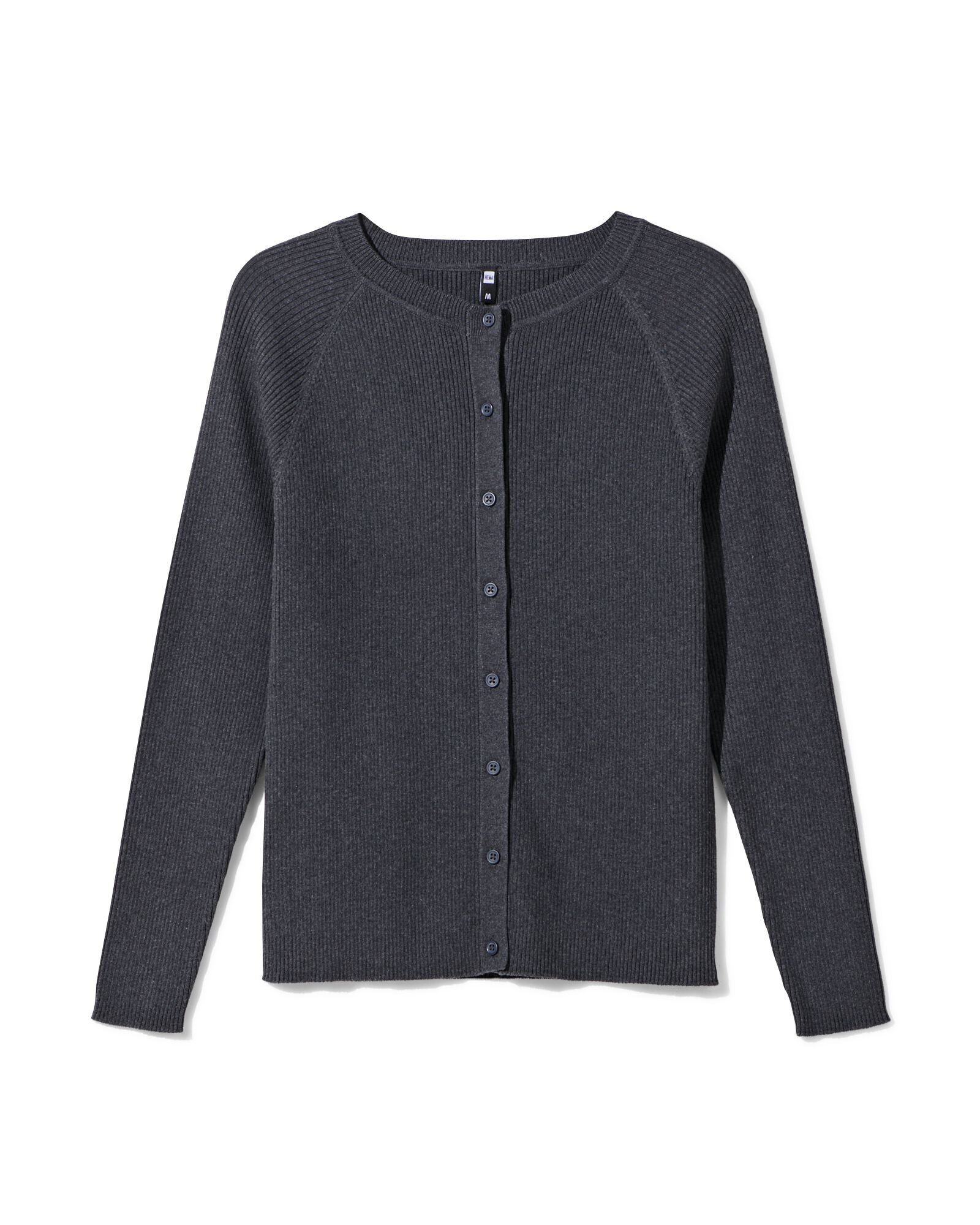 gilet maill&eacute; et c&ocirc;tel&eacute; pour femmes bleu fonc&eacute; - 36272460DARKBLUE - HEMA