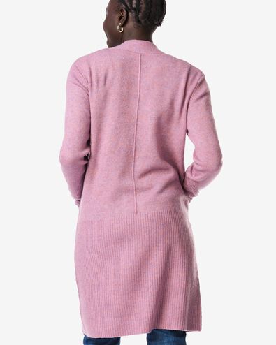 damesvest Lana fijngebreid paars paars - 36302580PURPLE - HEMA