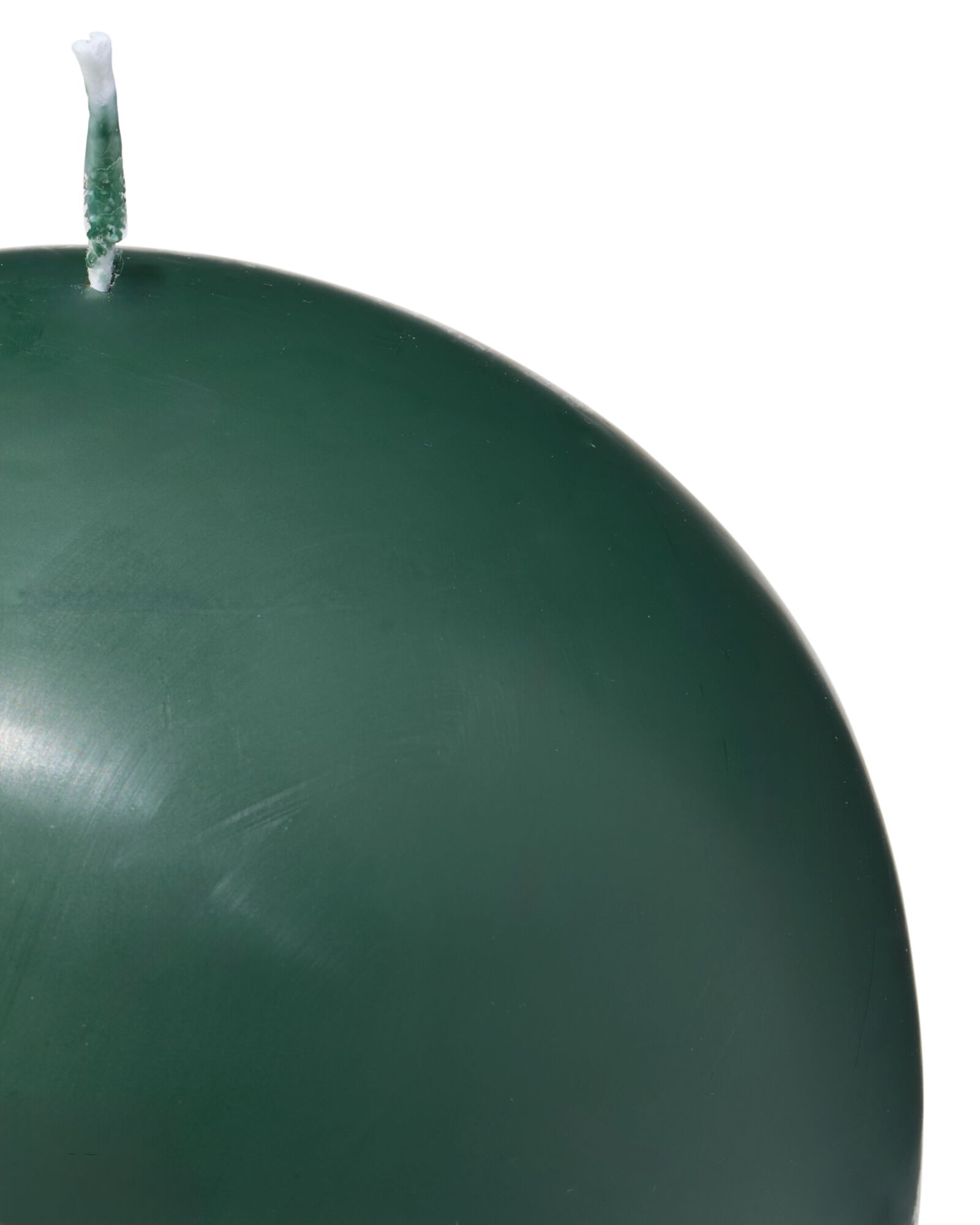 bougie sph&eacute;rique &Oslash;14,5cm vert fonc&eacute; - 13506138 - HEMA