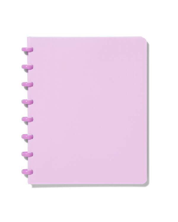 carnet &agrave; spirales A5 5 x 5 mm lilas - 14150121 - HEMA