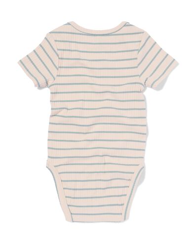 Mitwachsbody aus Bambusripp mit Stretch und Streifen blau - 33357340BLUE - HEMA