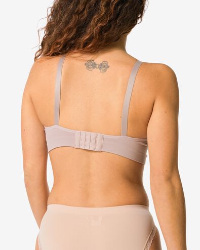 niet voorgevormde voedings bh zonder beugel naadloos beige beige - 21550060BEIGE - HEMA