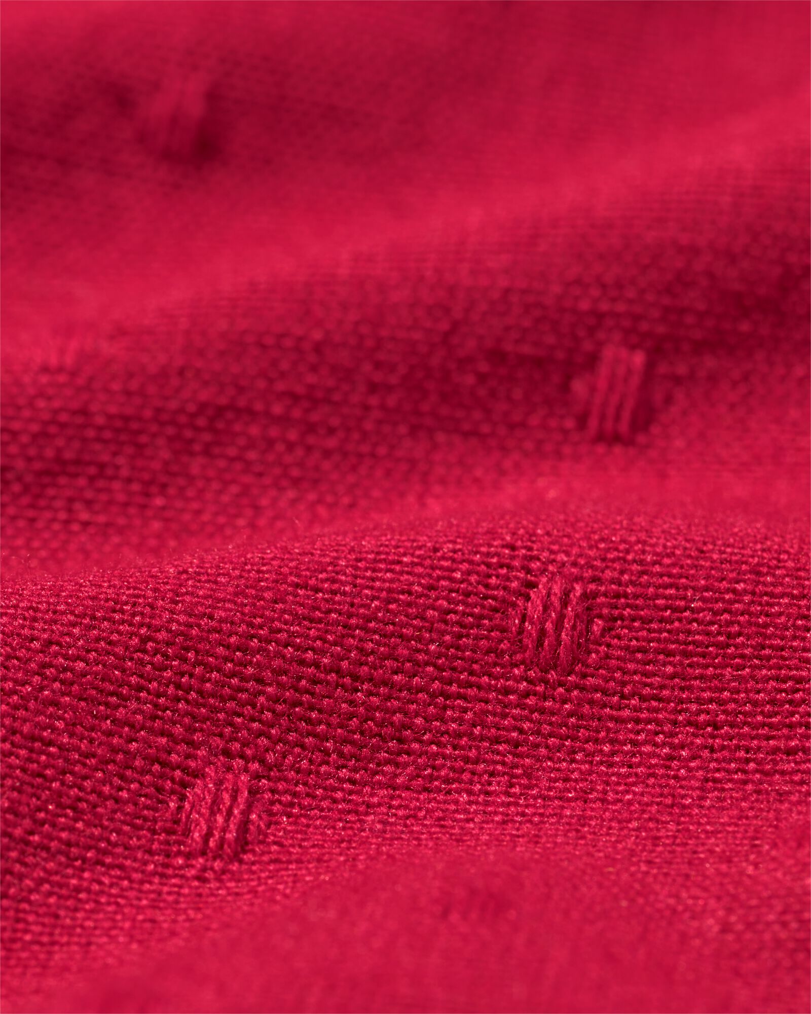 tafelkleed ⌀170cm jacquard stippen rood - 5300142 - HEMA