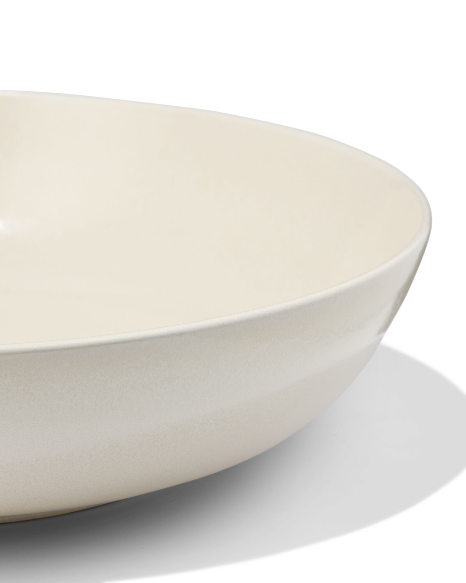 assiette creuse &Oslash;22cm PUUR gla&ccedil;ure r&eacute;active blanc cass&eacute;  - 9650131 - HEMA