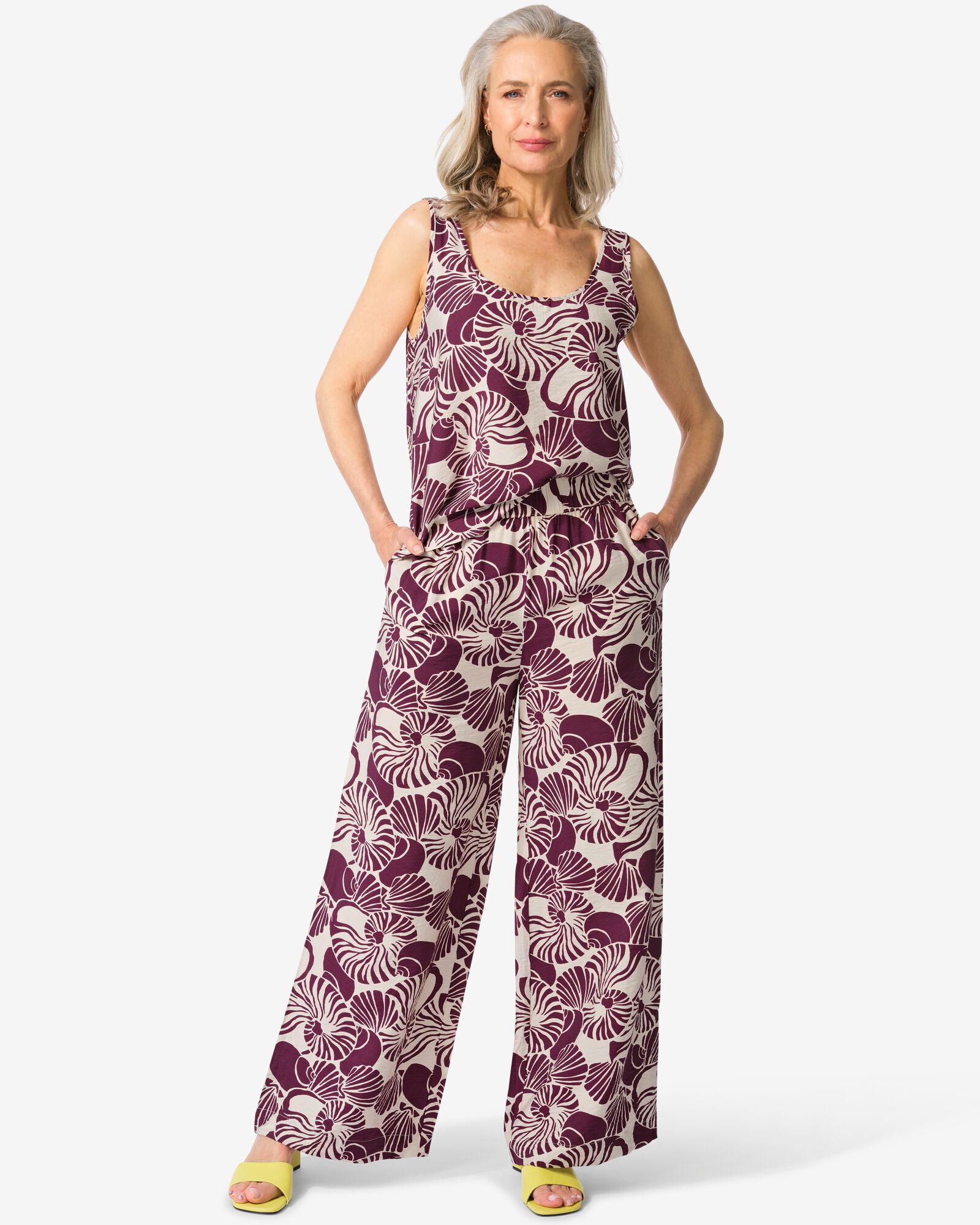 Damenhose Saint Wide Leg bunt - 36201355MULTI - HEMA