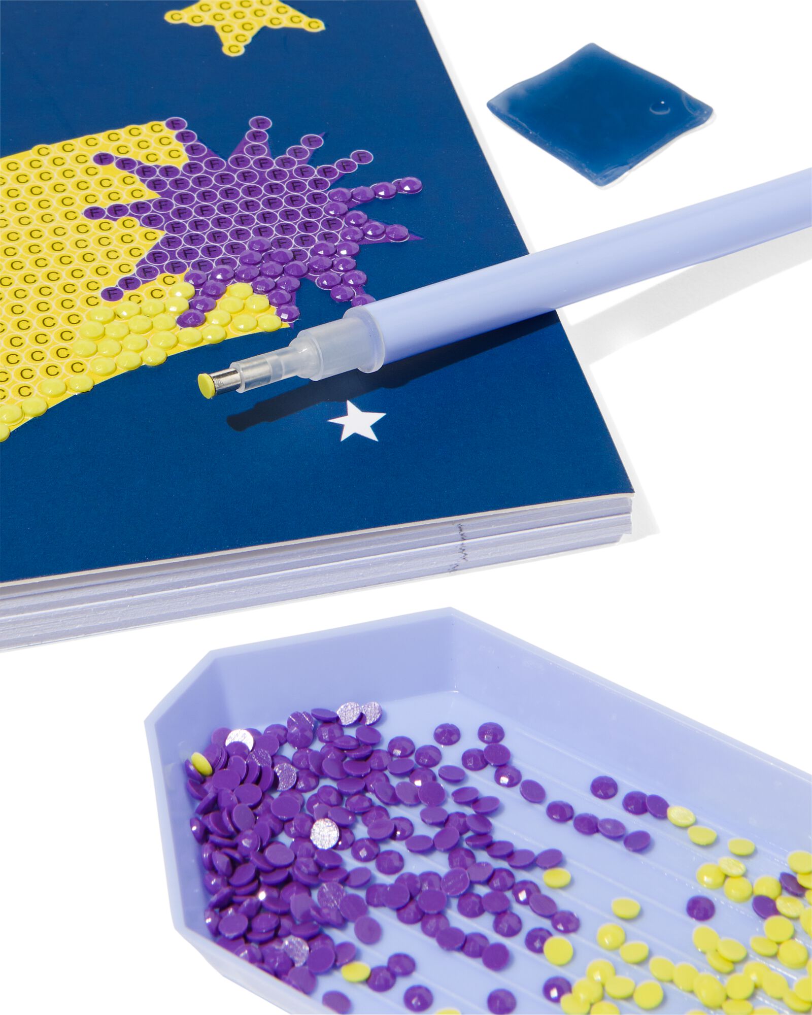 Notizbuch, Diamant-Kreationen, DIN A5, liniert - 14170148 - HEMA