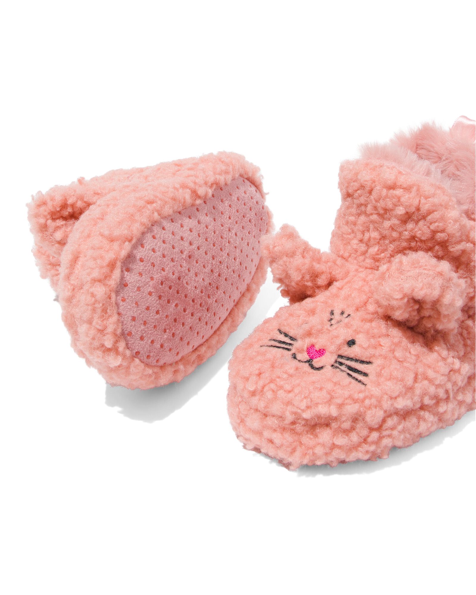 pantoufles hautes enfant avec chat rose rose - 18455640PINK - HEMA