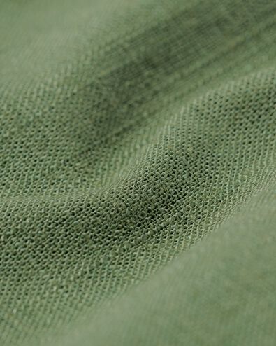 blazer oversize en lin Isla femme vert - 36209465GREEN - HEMA