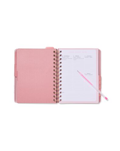 agenda scolaire sassy me 2026-2027 16,5x20,3cm soleils - 14505657 - HEMA