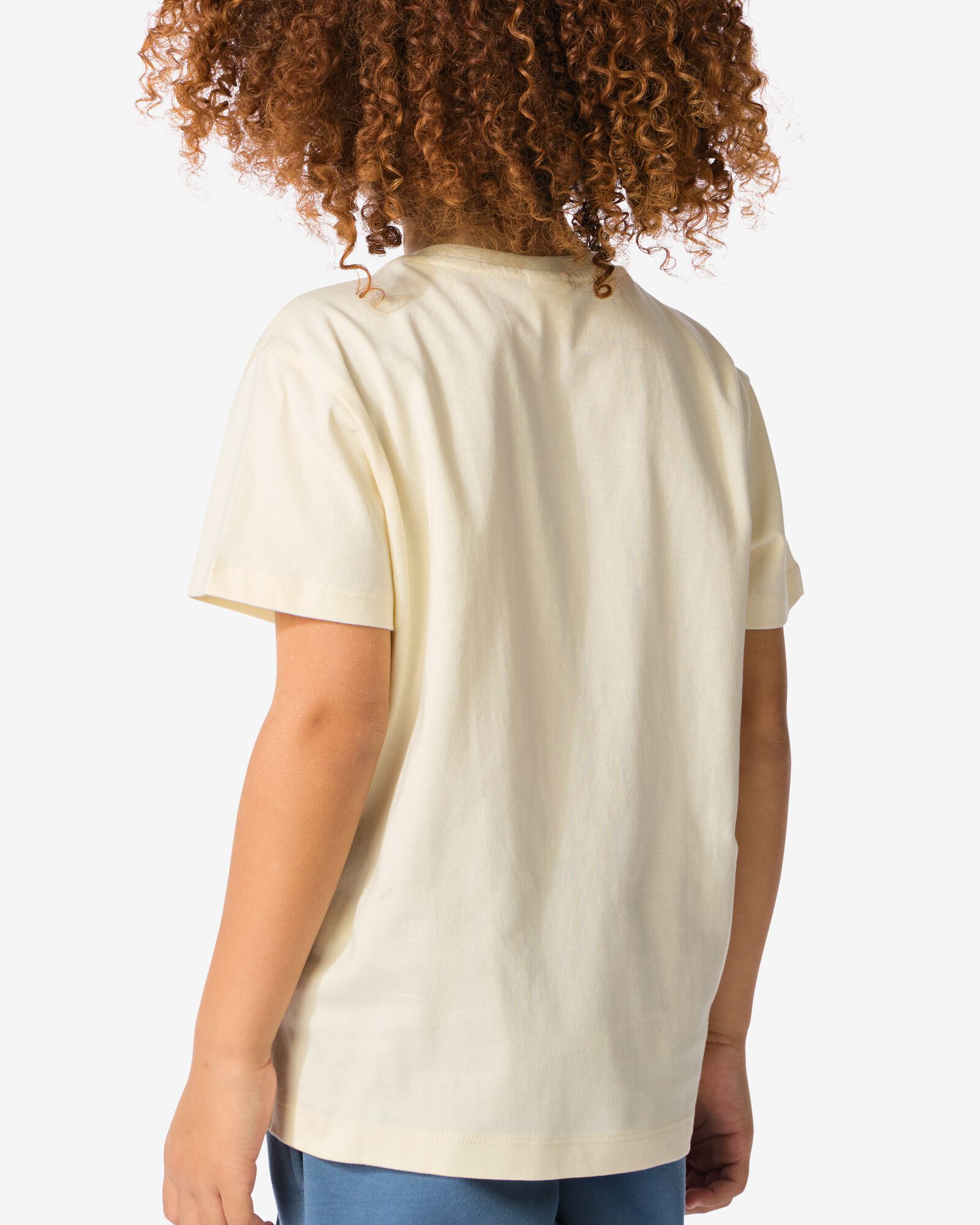 Kinder-T-Shirt Fu&szlig;ball ecru ecru - 30744701ECRU - HEMA