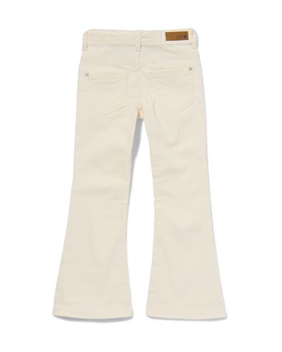 kinder jeans flared gebroken wit - 1000030730 - HEMA