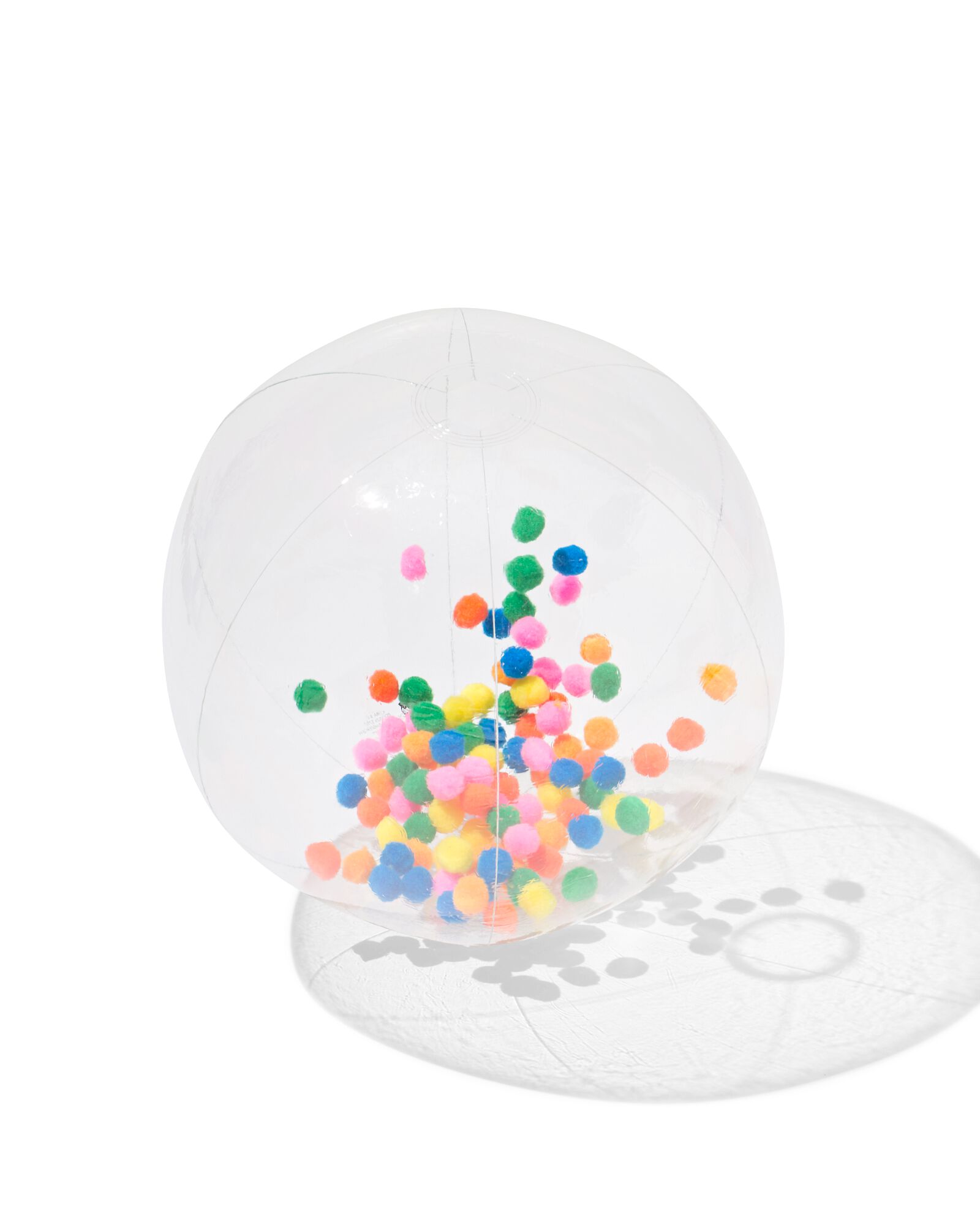 ballon de plage ⌀51cm pompons - 15800075 - HEMA