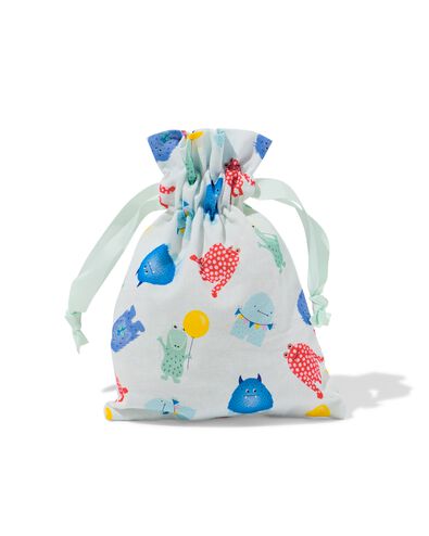 Tasche 20,5 &times; 14,5 cm, Baumwolle, Monster - 14700690 - HEMA