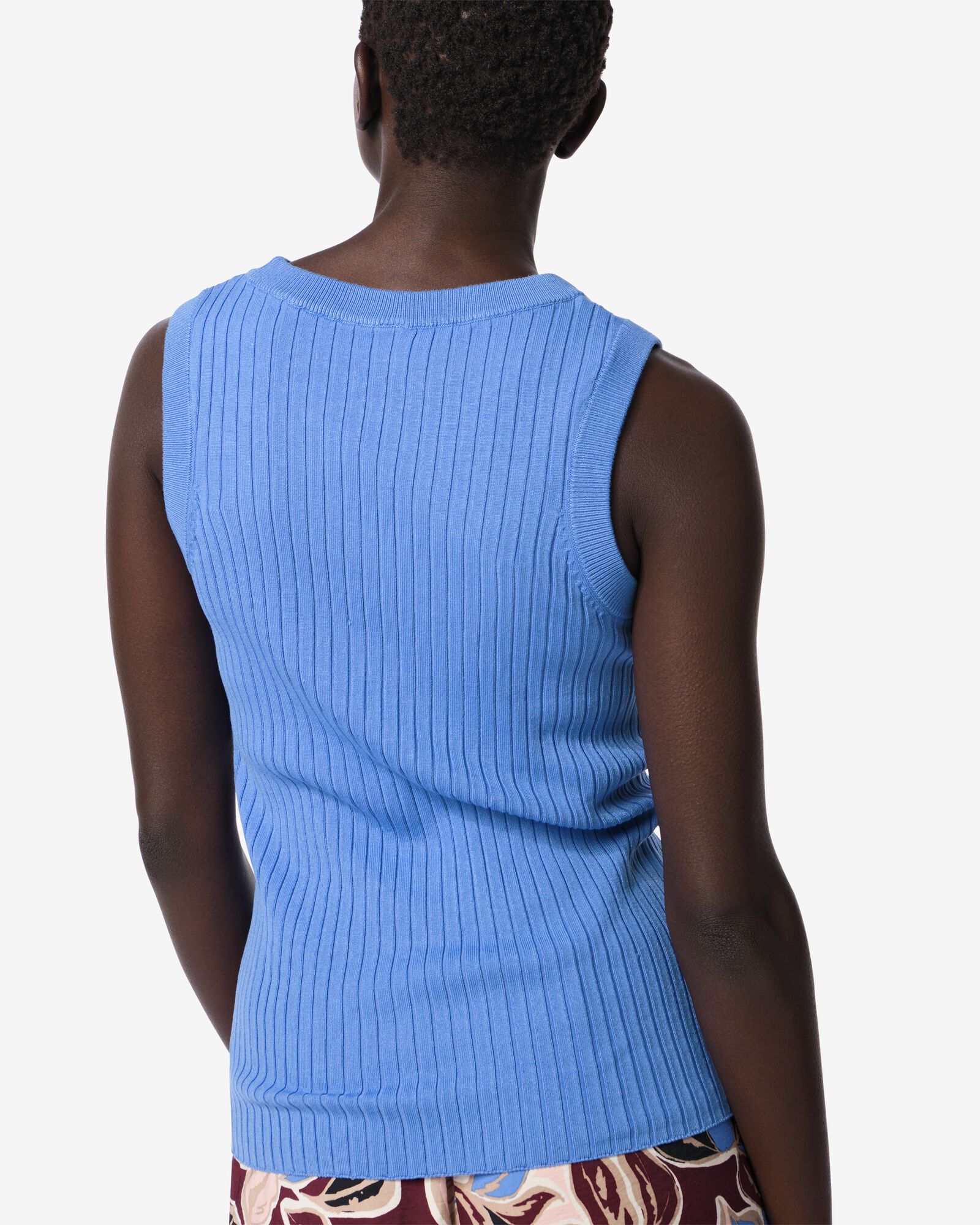 d&eacute;bardeur femme Frida c&ocirc;tel&eacute; bleu - 36271560BLUE - HEMA