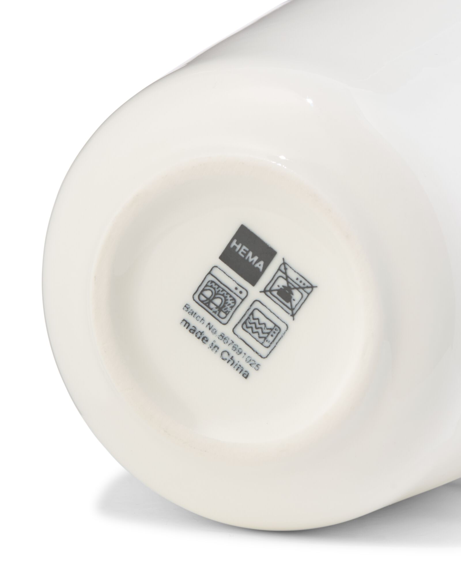 mug caf&eacute; 200 ml KNAP new bone blanc - 80660301 - HEMA