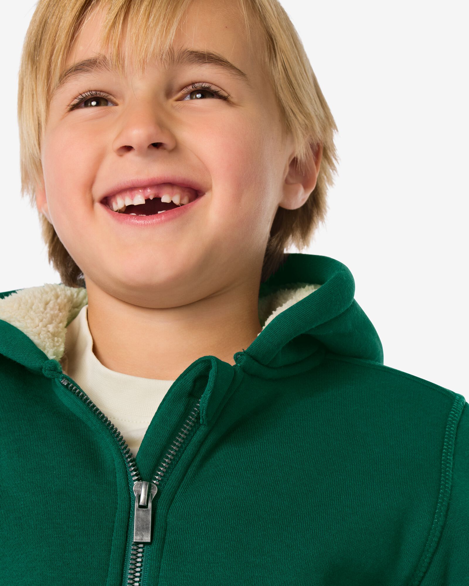 gilet sweat enfant vert - 30704608GREEN - HEMA