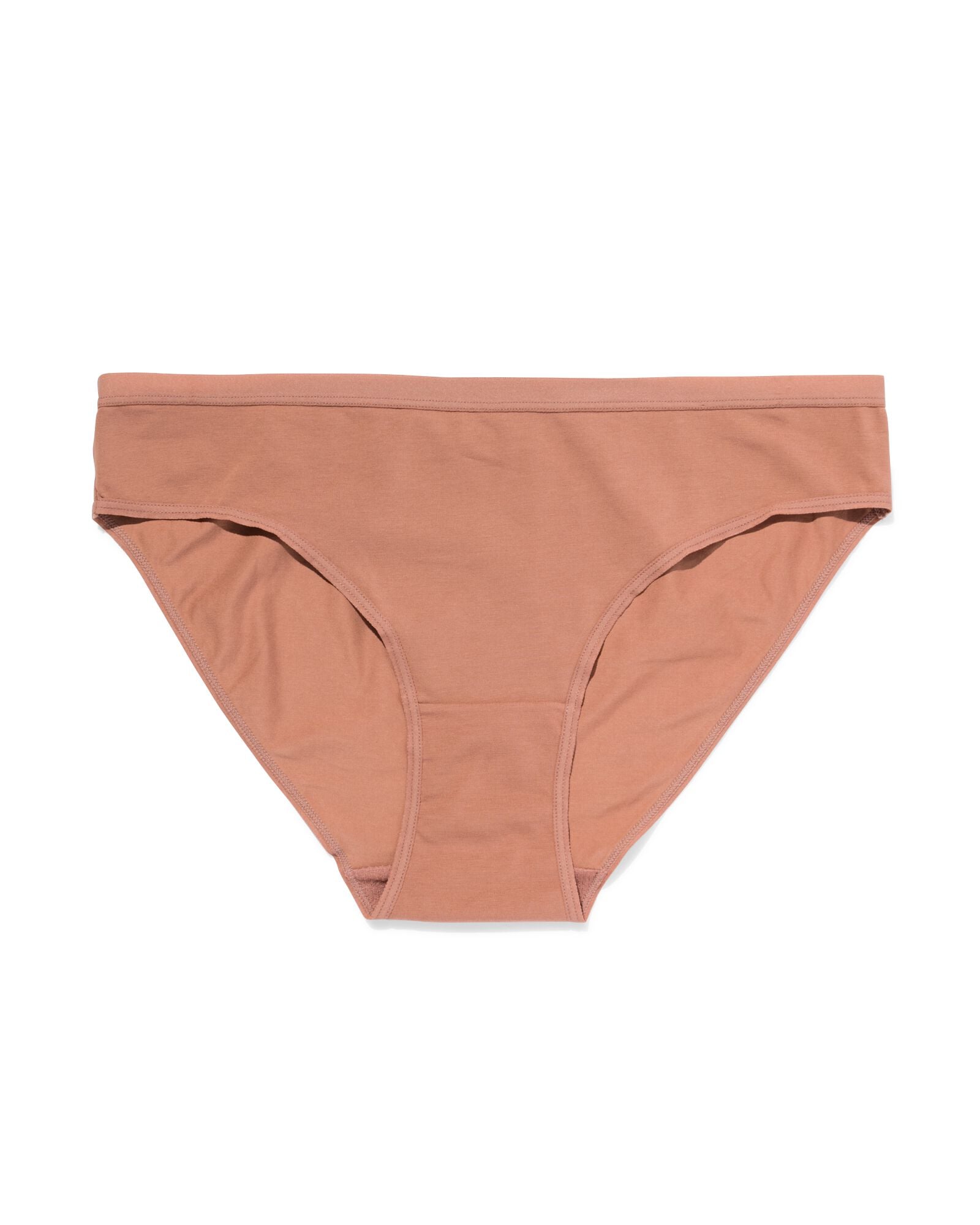 slip femme confort parfait coton marron clair - 19611424LIGHTBROWN - HEMA