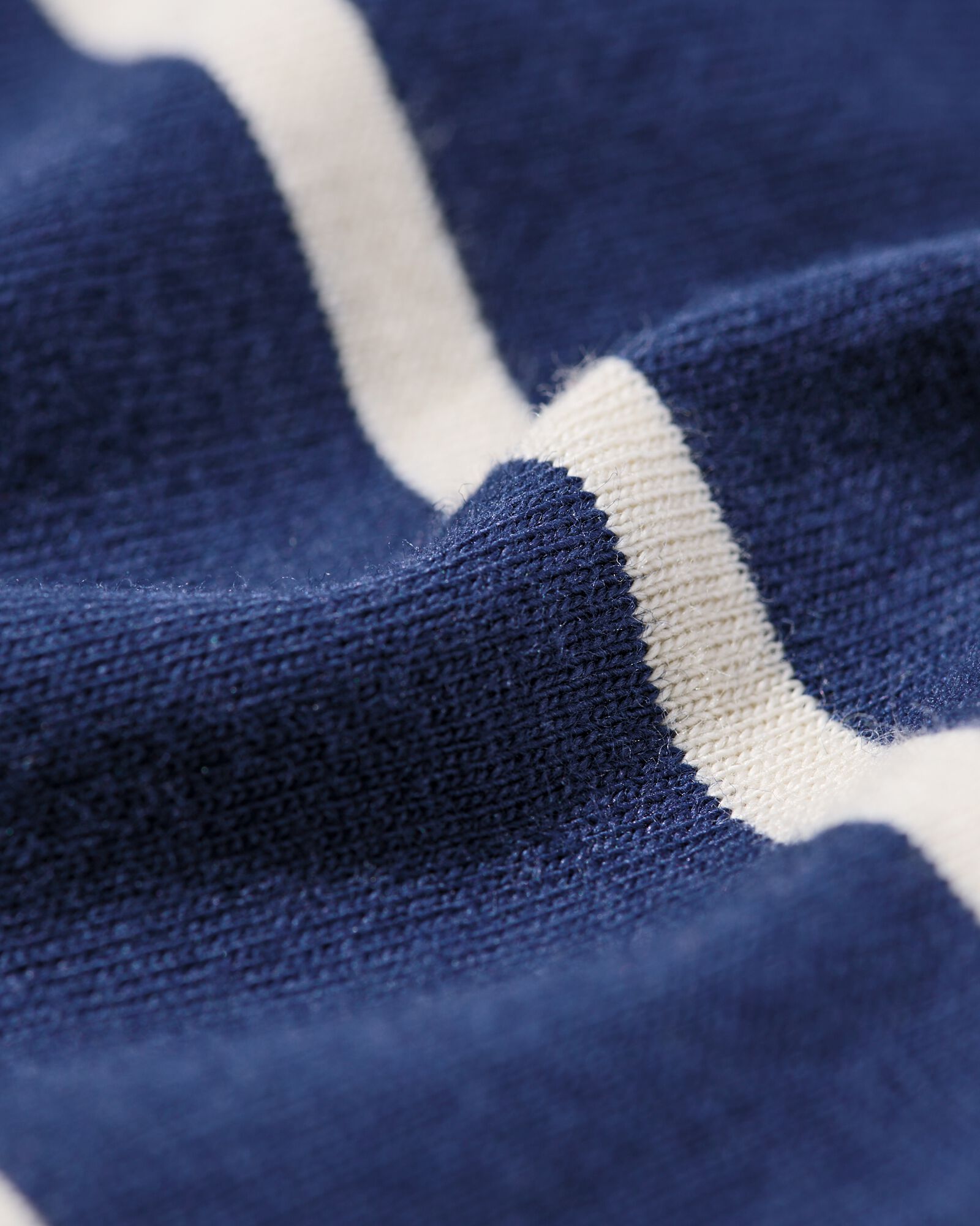 damesnachthemd katoen strepen donkerblauw - 23420225DARKBLUE - HEMA