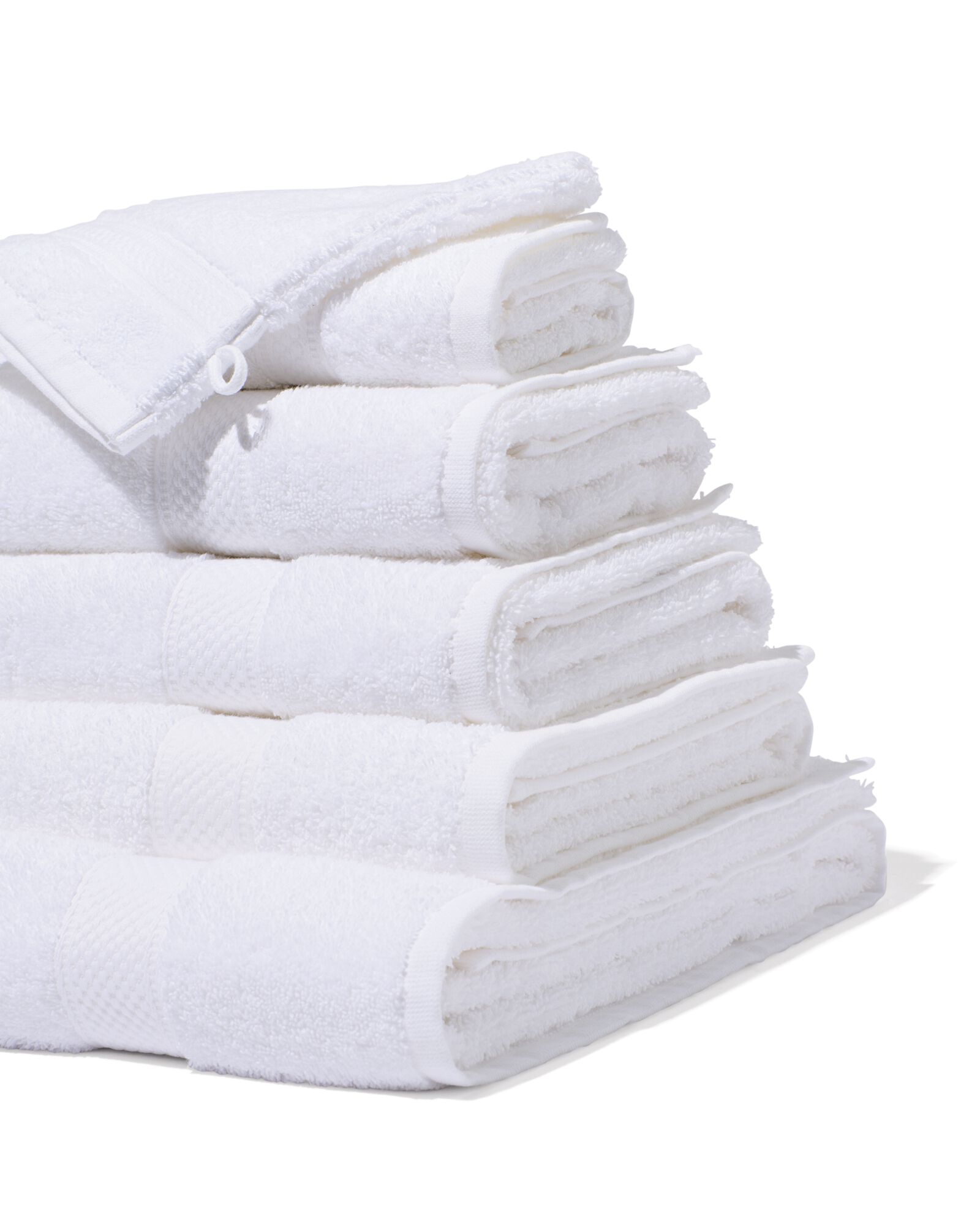 serviette de bain - 50x100 cm - qualit&eacute; &eacute;paisse - blanc blanc serviette 50 x 100 - 5212600 - HEMA
