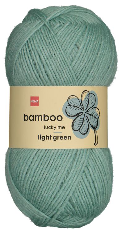 fil de laine bambou 100g vert vert bambou - 1400228 - HEMA