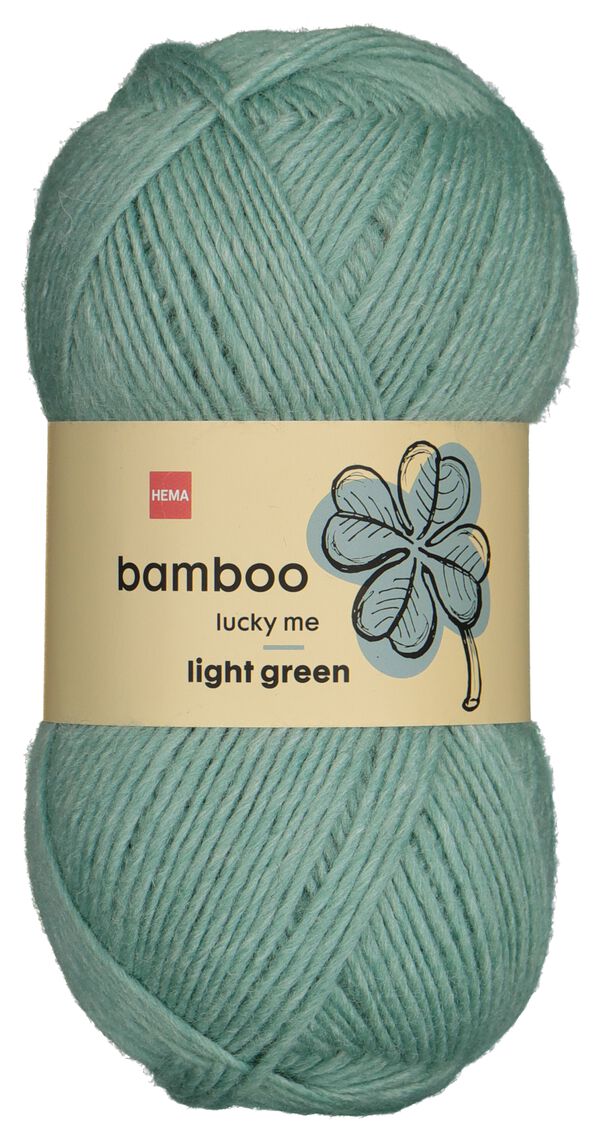 fil de laine avec bambou 100g vert - 1000029014 - HEMA