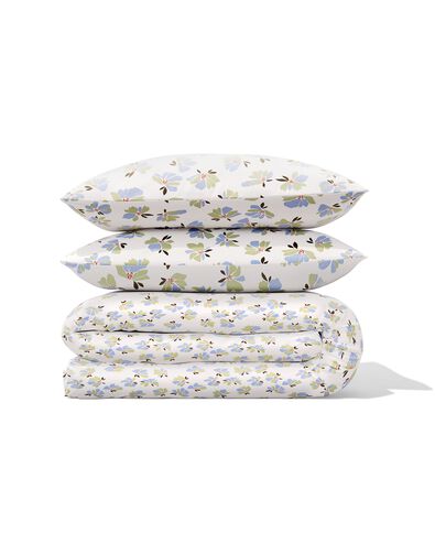housse de couette 240x200/220 coton fleurs - 5700233 - HEMA