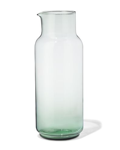carafe 1,5L verre vert - 9401160 - HEMA