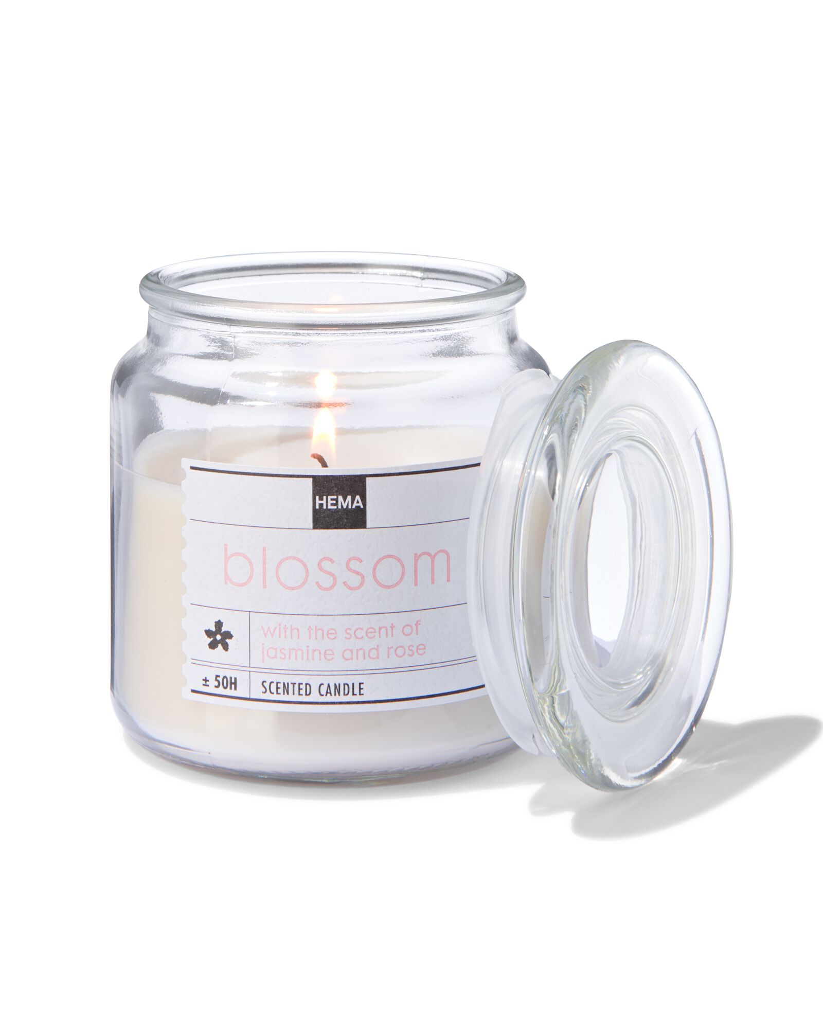 bougie parfum&eacute;e dans un pot en verre &Oslash;9.5 blossom - 13502485 - HEMA