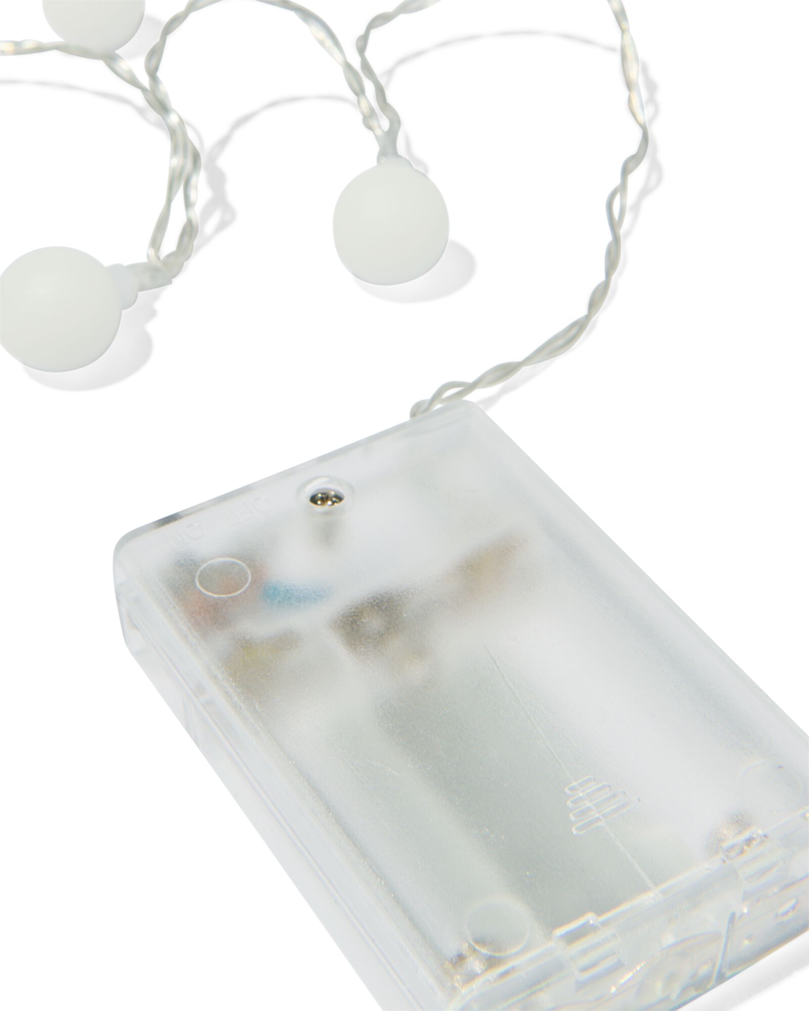 Lichterkette 5,1&nbsp;m mit 50 farbigen LED-Leuchtkugeln f&uuml;r den Innenbereich - 25550024 - HEMA