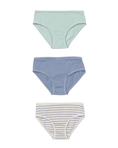 3 slips en coton pour enfant bleu - 19331230BLUE - HEMA
