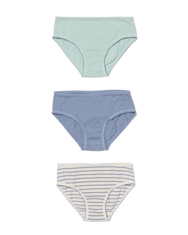 3 slips en coton pour enfant bleu - 19331230BLUE - HEMA