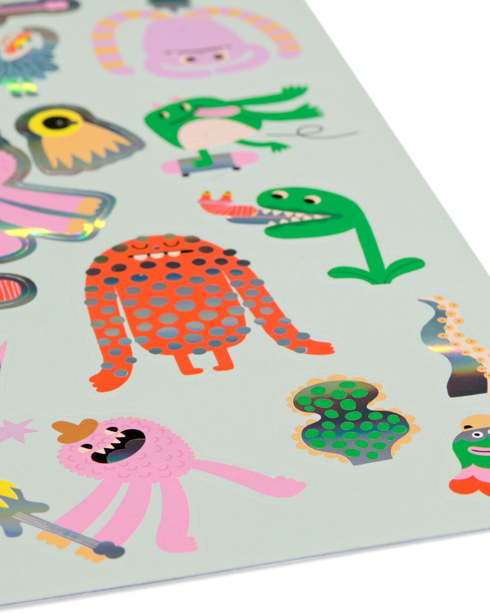 stickervellen monsters - 2 stuks - 15900308 - HEMA