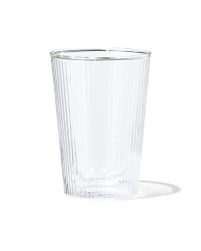 verre &agrave; double paroi ligne relief 350ml - 80660134 - HEMA