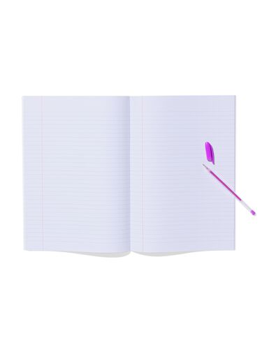 3er-Pack Hefte, DIN A4, liniert, blau - 14120225 - HEMA