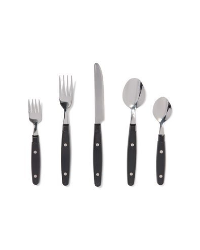 Menümesser, schwarz - 9906050 - HEMA