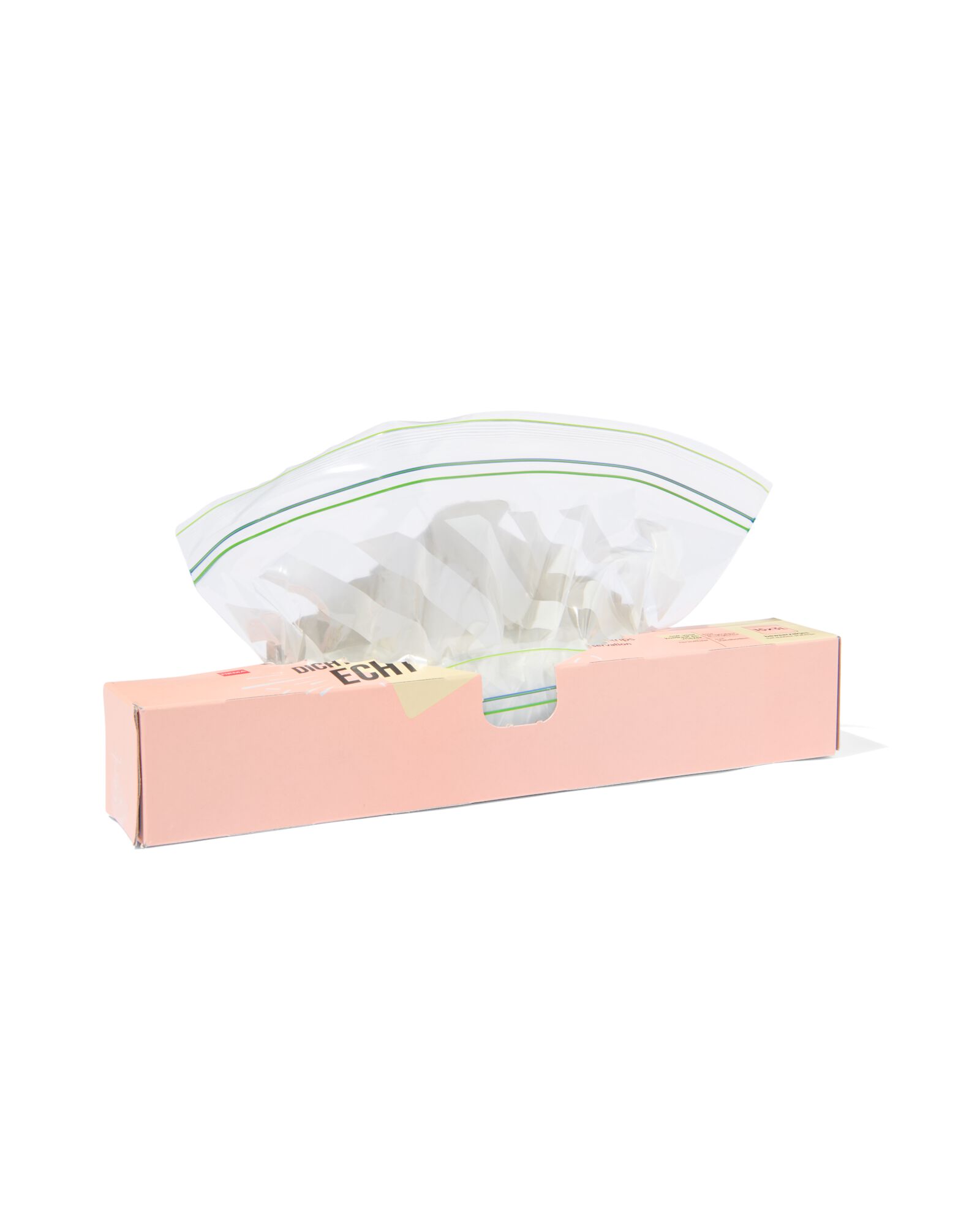 hersluitbare zakjes 3L drukstrips en standbodem - 15 stuks - 20510087 - HEMA