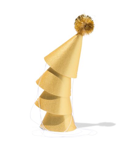 Partyh&uuml;te mit Pompons, Gold &ndash; 4 St&uuml;ck - 14250139 - HEMA