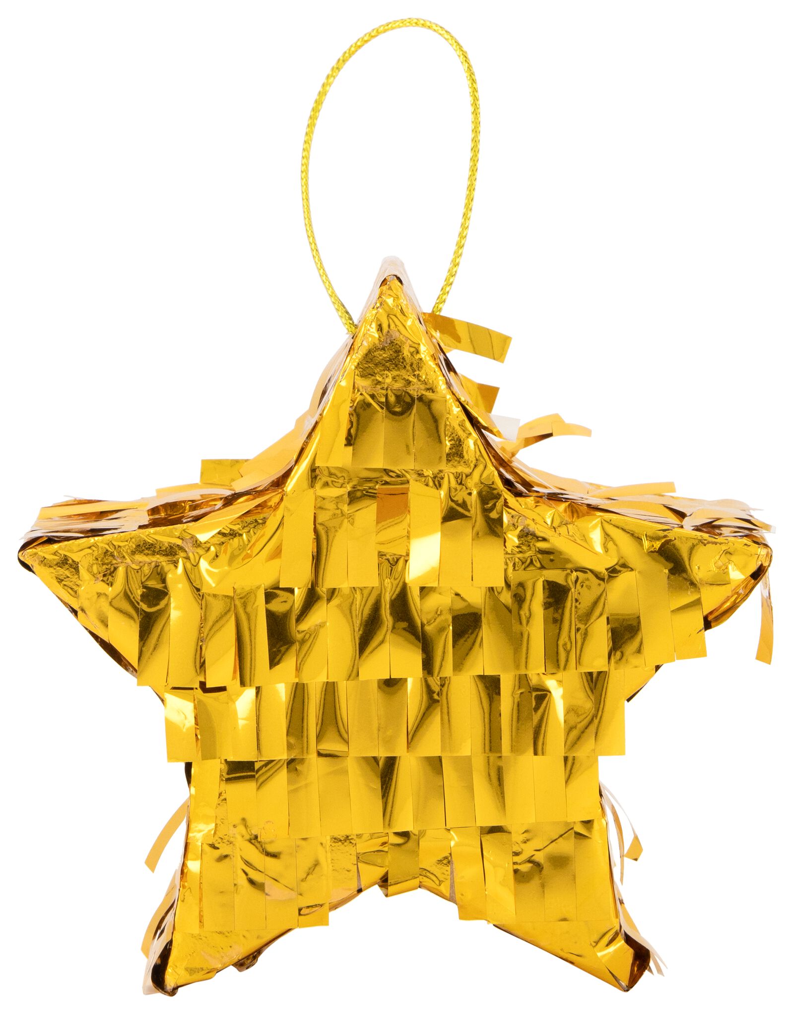 Mini-Piñata, goldener Stern, 12 x 12 x 4 cm - 14200721 - HEMA