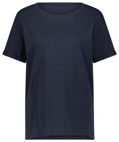 Damen-T-Shirt Zita dunkelblau dunkelblau - 1000027516 - HEMA