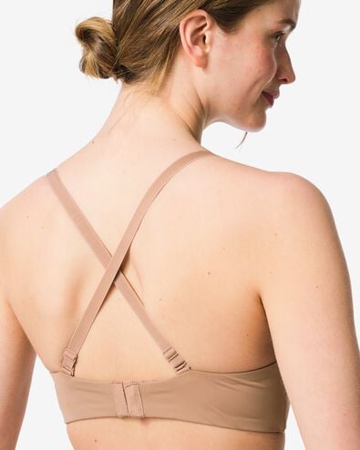 soutien-gorge pr&eacute;form&eacute; sans armatures marron clair marron clair - 21806670LIGHTBROWN - HEMA