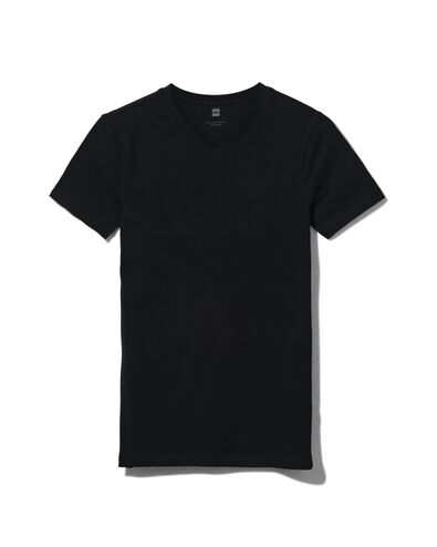 Herren-T-Shirt, Slim Fit, V-Ausschnitt - 34276836 - HEMA