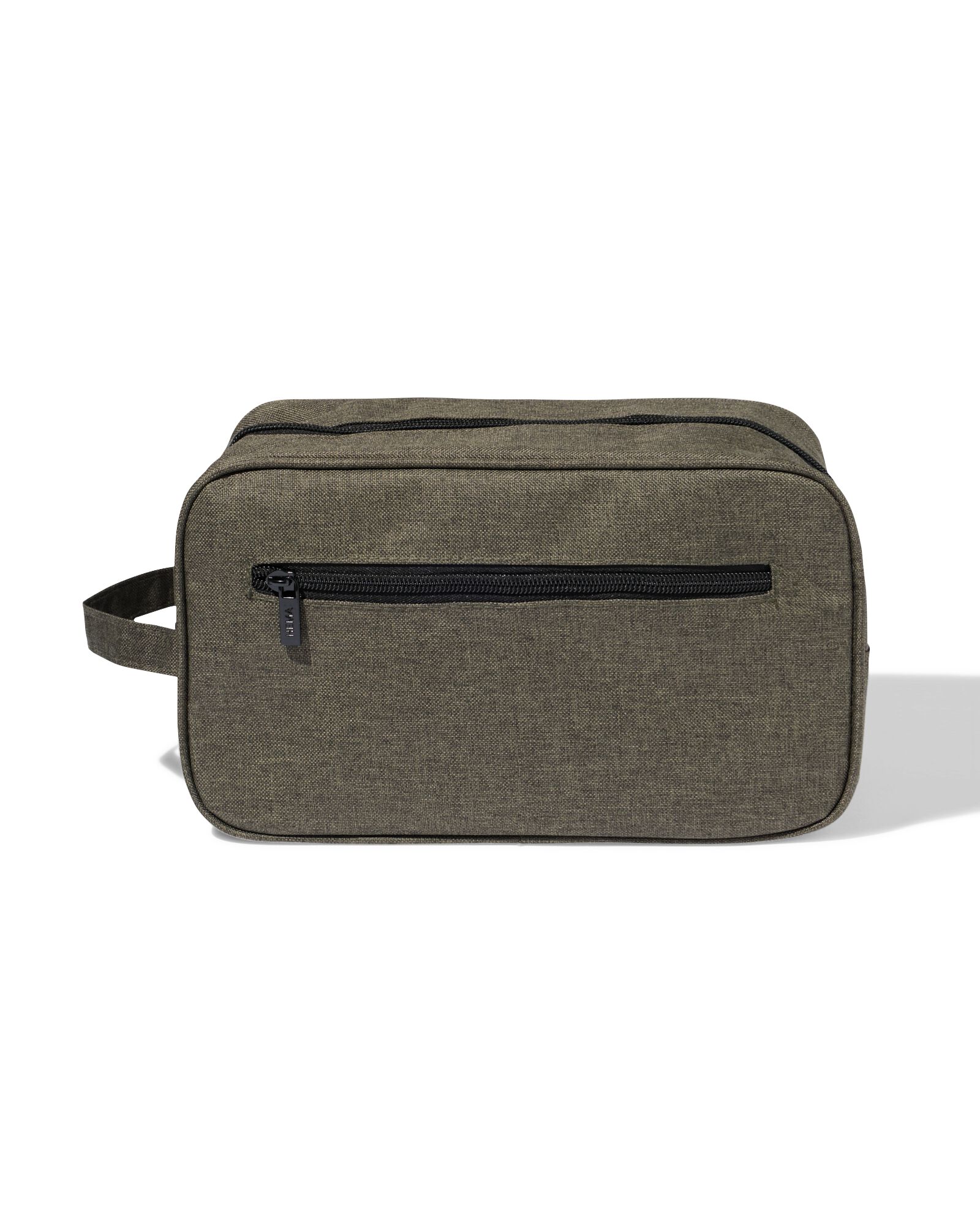 Kulturtasche 27 &times; 12 &times; 16 cm, dunkelgr&uuml;n - 11890734 - HEMA