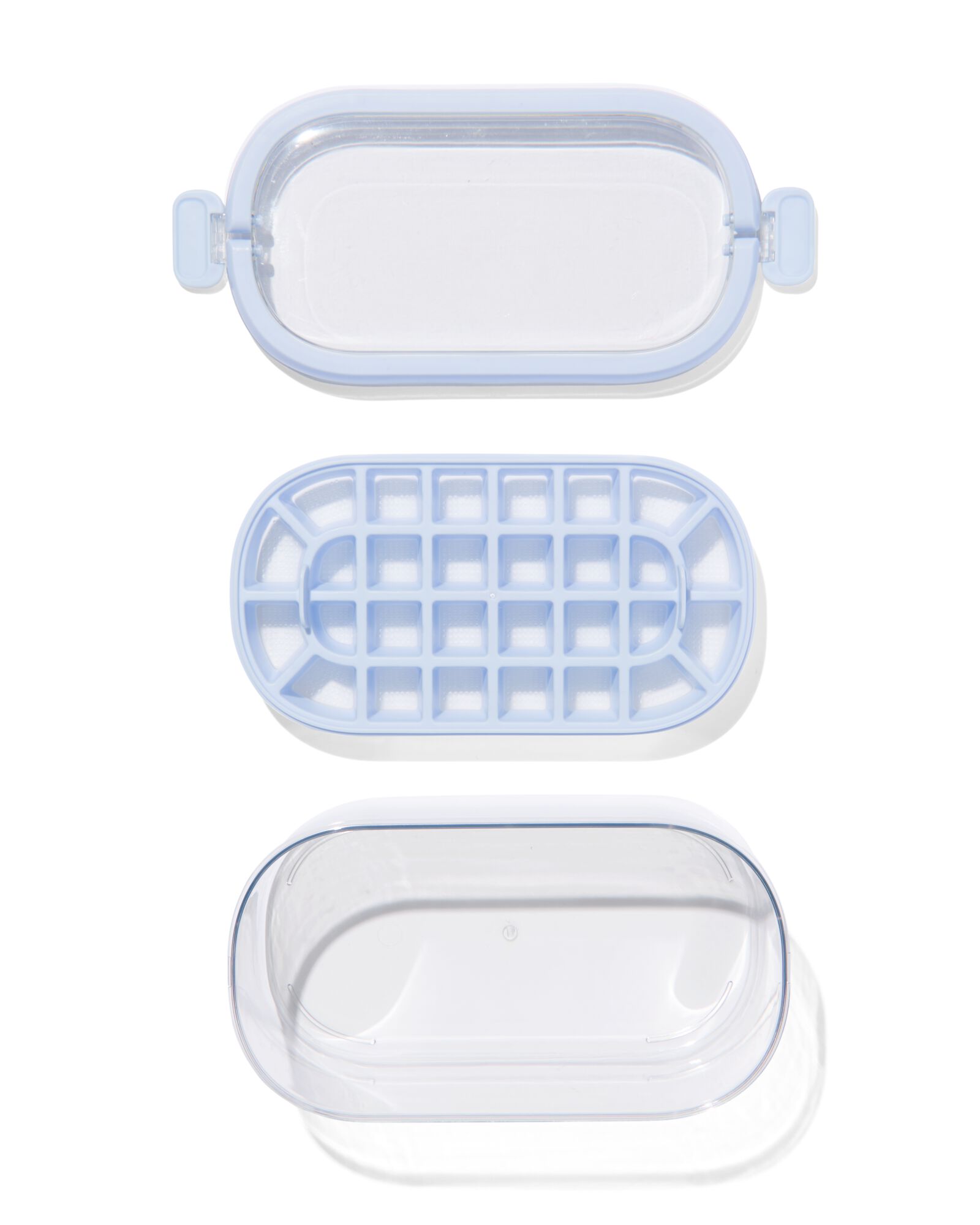 Eisw&uuml;rfelform mit Dose, 13 x 22 x 8.5 cm - 41830048 - HEMA