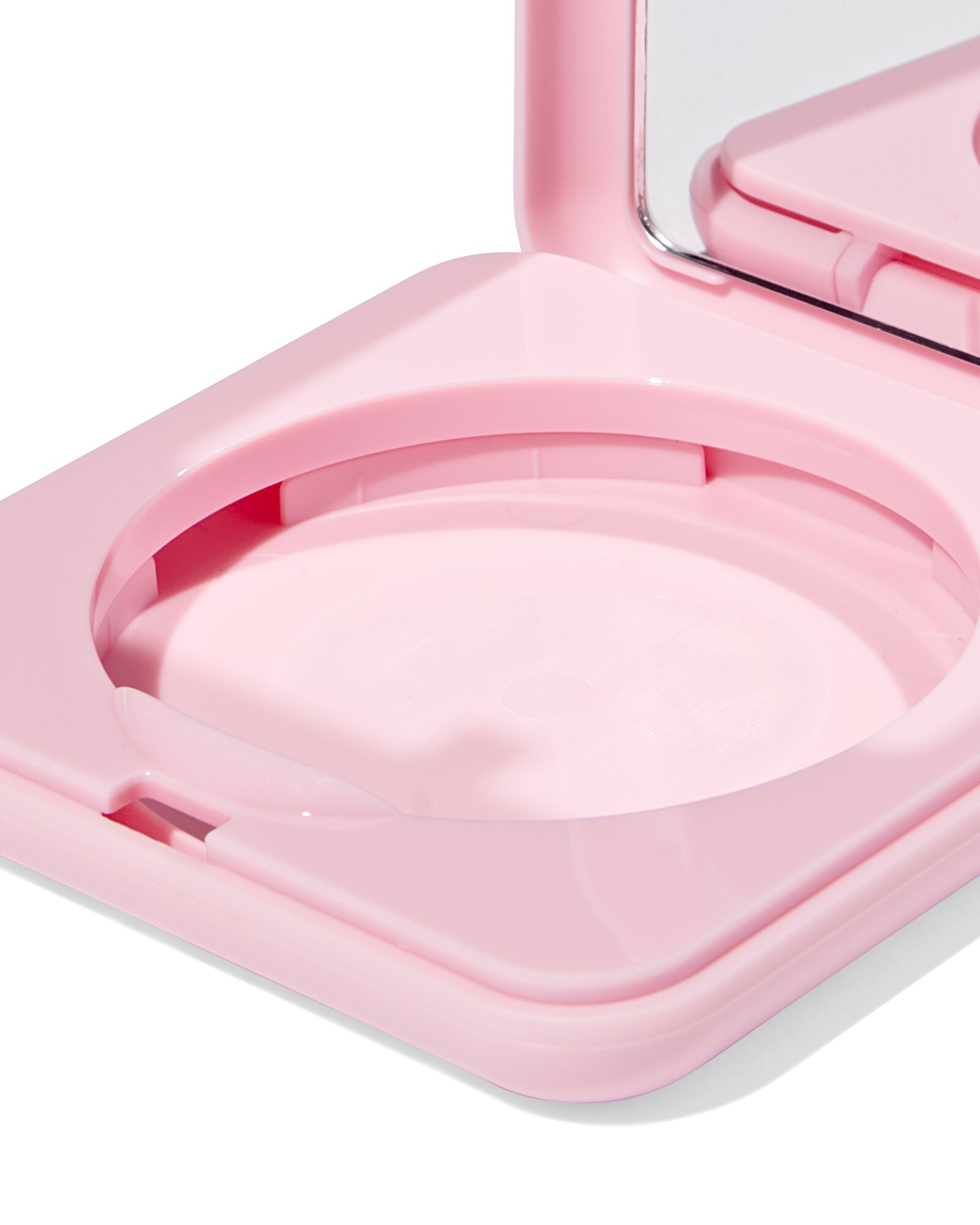 bo&icirc;te &agrave; poudre rechargeable pour poudre matifiante ou poudre bronzante rose clair - 11290409 - HEMA