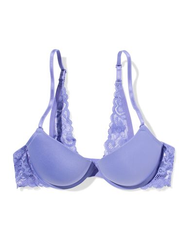 push-up bh met beugel blauw - 21870200BLUE - HEMA