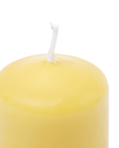 4 bougies parfumées Ø3.8x6 jaune - 13502973 - HEMA