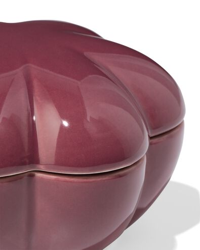 Vorratsbeh&auml;lter, 12 x 11 x 7,5 cm, Keramik, Blumenform, violett - 13325092 - HEMA