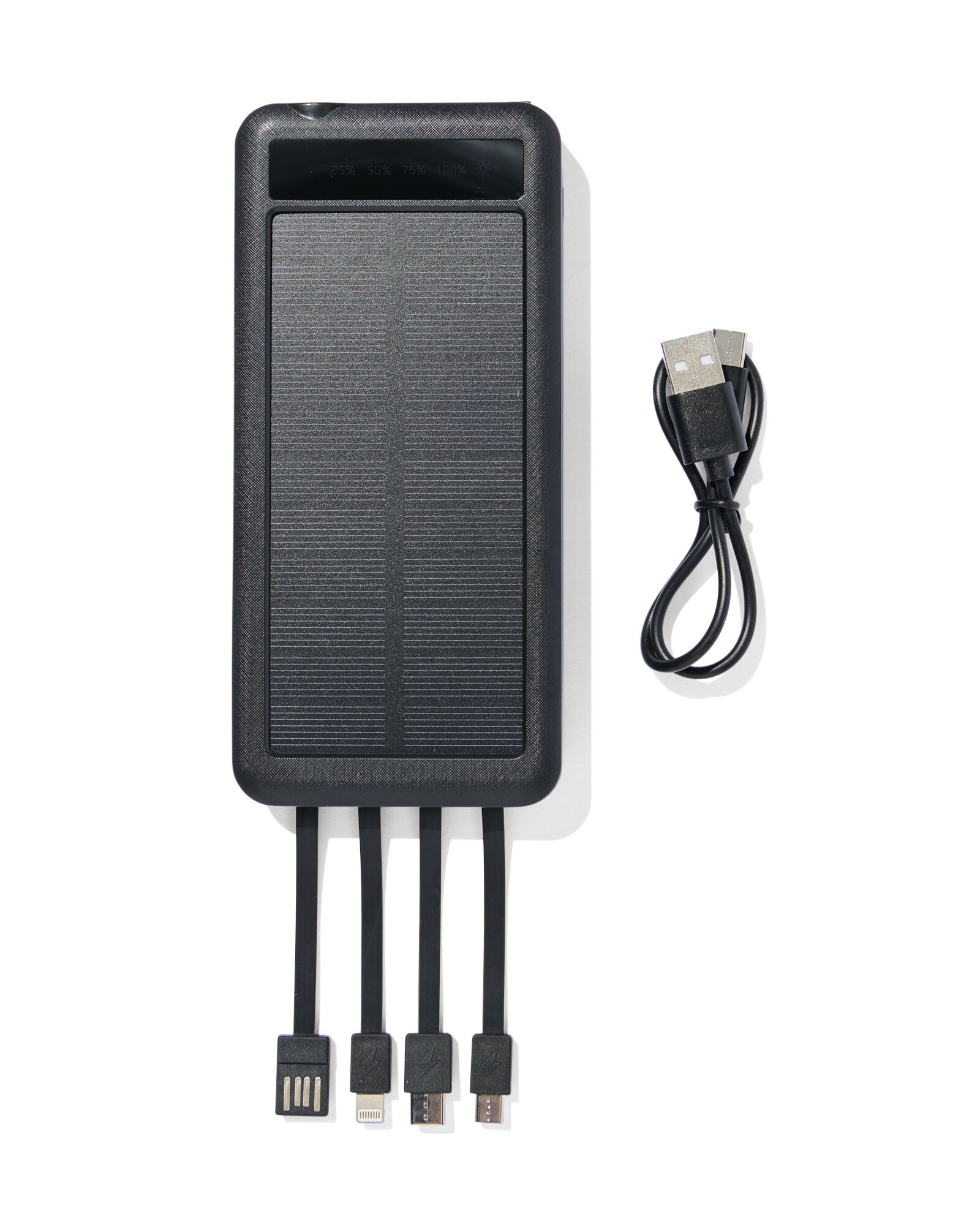 batterie externe solaire 10,000 mAh - 39510005 - HEMA