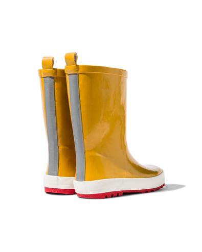 bottes de pluie enfant caoutchouc jaune 32/33 - 18430114 - HEMA