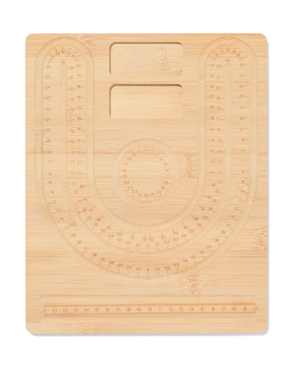 kralenrijgbord 23x28.5cm bamboe - 15900529 - HEMA